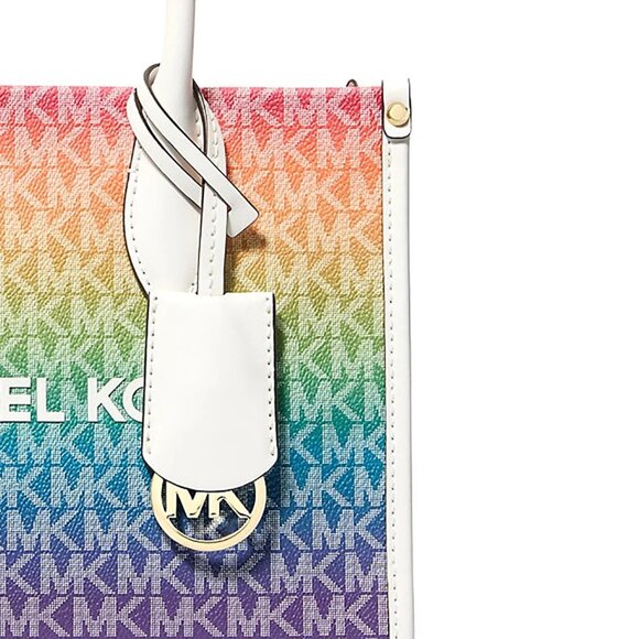 FIRM PRICE/Mirella Small Rainbow Signature Logo Mini Bag/NO CROSSBODY STRAP - Picture 4 of 16